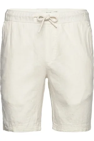 Solid Sdaurelius Elas. Bottoms Shorts Casual Cream