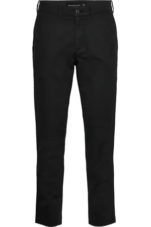 Abercrombie & Fitch Anf Mens Pants Bottoms Trousers Casual Black