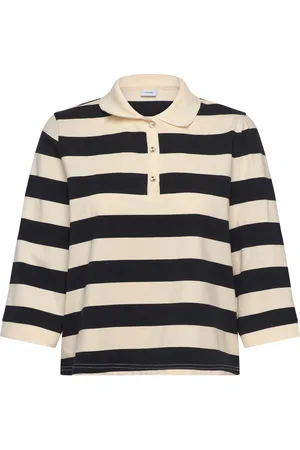 Numph Nuvindy Polo Pullover Tops Knitwear Jumpers Black