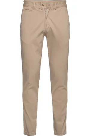 Oscar Jacobson Danik Trousers Designers Trousers Chinos Beige