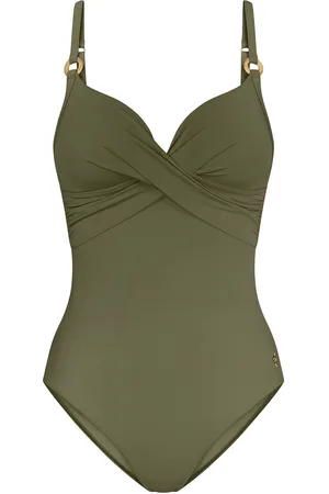 Triumph Summer Twist Owp Badedragt Badetøj Khaki Green