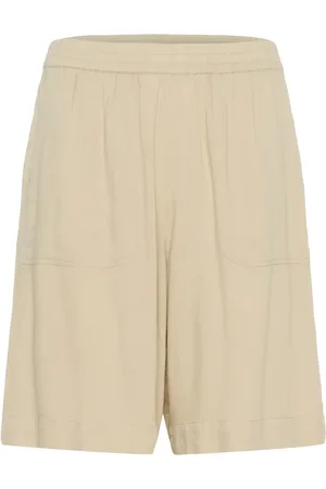 Kaffe Kamilia Shorts Bottoms Shorts Bermudas Beige