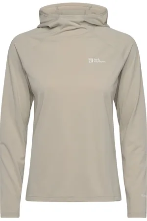Jack Wolfskin Prelight Swift Hoody W Sport Sport Clothing Sport Sweatshirts & Hoodies Sport Hoodies Beige