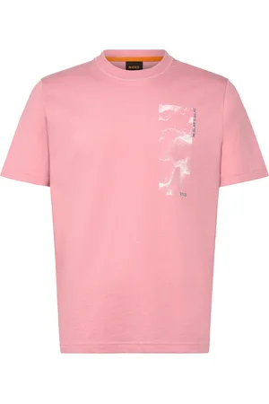 HUGO BOSS Te_Atacama Tops T-Kortærmet Skjorte Pink