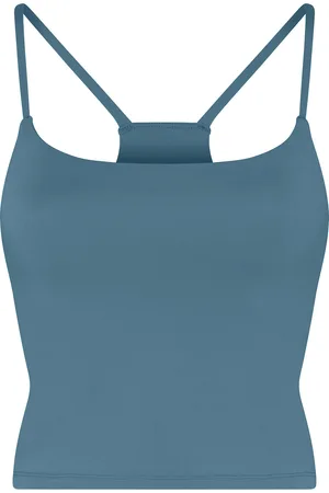 GIRLFRIEND COLLECTIVE Float Willa Strappy Tank Sport Women Sport Clothing Sports Tops & T-shirts Sport Tank Tops Blue