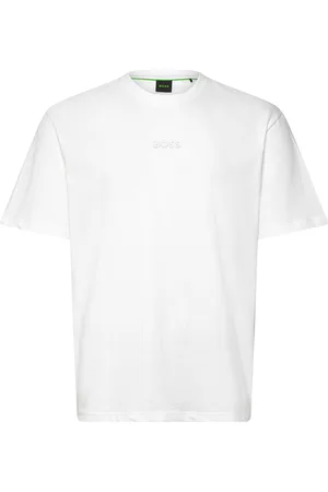 HUGO BOSS Tee 10 Sport Men Sports Clothes Sport Tops Sport T-Skjorte White