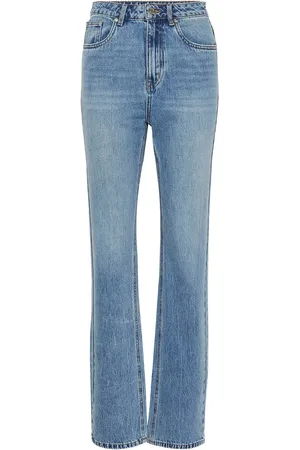 Gestuz Gzlayza Hw Straight Jeans Bottoms Jeans Straight-regular Blue