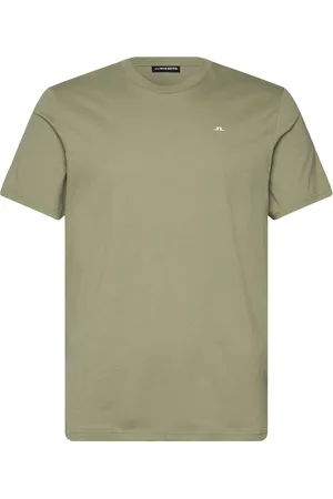 J Lindeberg M Cotton Blend T-Shirt Designers T-Kortærmet Skjorte Green