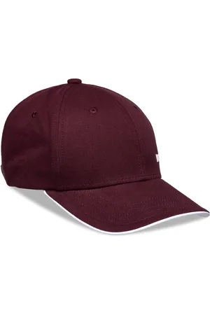 HUGO BOSS Cap-Bold Accessories Headwear Caps Burgundy
