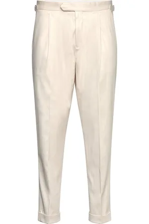 Reiss Cantwell Designers Trousers Casual Cream