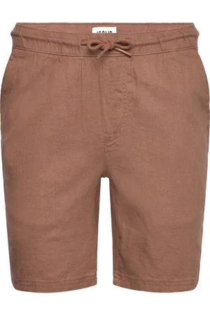 Solid Sdaurelius Elas. Bottoms Shorts Casual Brown