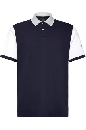 Hackett Heritage Ess Multi Tops Polos Short-sleeved Navy