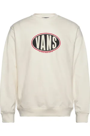 Vans Spray On Loose Crew Sport Sport Clothing Sport Sweatshirts & Hoodies Sport Sweatshirts Cream