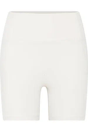 GIRLFRIEND COLLECTIVE Compressive High-Rise Run Shorts Sport Women Sport Clothing Sport Shorts Sport Training Shorts Beige
