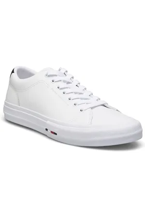 Tommy Hilfiger Th Hi Vulc Street Lth Patch Low-top Sneakers White