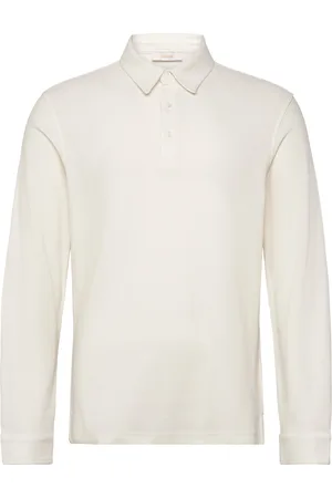 Snoot Sardinia Polo M Tops Knitwear Long Sleeve Knitted Polos White