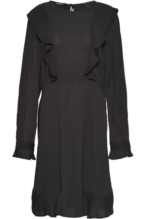 Scotch&Soda Ruffled Hem Mini Dress Kort Kjole Black