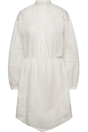 2nd Day 2Nd Melisandra - Cotton Romance Knælang Kjole Cream