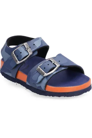 Scholl Sl Shark Jelly Pu Leather Multi Blue Shoes Summer Shoes Sandals Blue