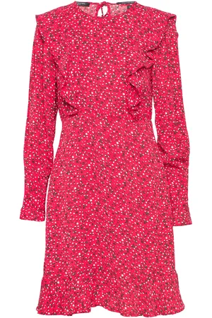 Scotch&Soda Ruffled Hem Mini Dress Kort Kjole Pink
