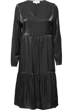 Cream Crsally Dress Knælang Kjole Black