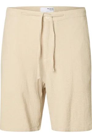 SELECTED Slhregsal Shorts Bottoms Shorts Casual Cream