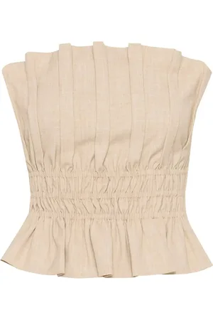 Gestuz Gzdecy Corset Tops Blouses Sleeveless Beige