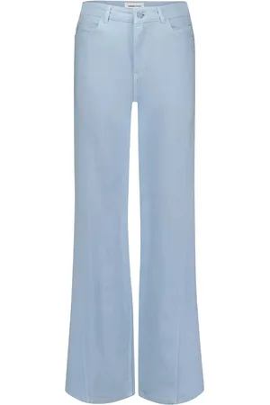 Fabienne Chapot Bonnie Wide Leg Jeans Bottoms Trousers Wide Leg Blue