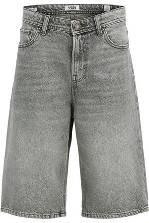 JACK & JONES Jjiron Jjoriginal Shorts Sq 204 Jnr Bottoms Shorts Grey Jack & J S