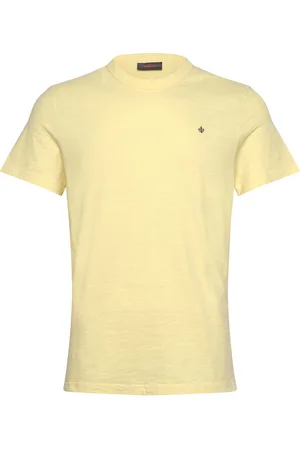 Morris Watson Slub Tee Designers T-Kortærmet Skjorte Yellow