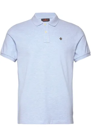 Morris New Piqué Designers Polos Short-sleeved Blue