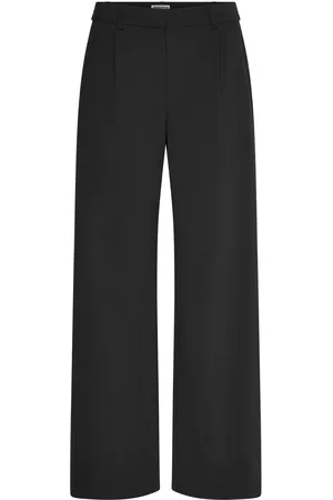 Weekday Drew Suiting Trousers Bottoms Trousers Straight Leg Black