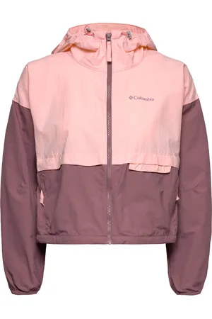 Columbia Spire Valley Cropped Windbreaker Sport Sport Clothing Sport Outerwear Sport Jackets Sport Anoraks Pink