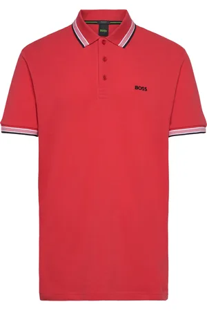 HUGO BOSS Paddy Sport Polos Short-sleeved Red