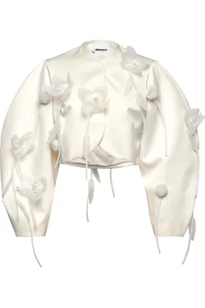 ROTATE 3D Lily Jacket Designers Jackets Light-summer Jacket Cream