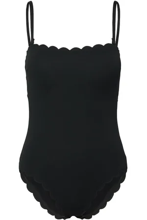 Hunkemöller Scallop Bandeau Bs Badedragt Badetøj Black