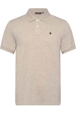 Morris New Piqué Designers Polos Short-sleeved Beige