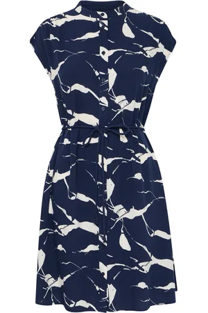 FRANSA Frlalu Dr 3 Dresses Shirt Dresses Navy