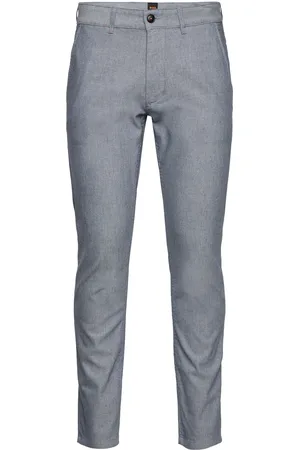 HUGO BOSS Chino_Slim Bottoms Trousers Chinos Blue