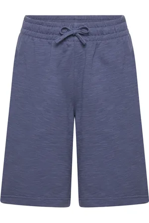 GANT Shield Cotton Slub Shorts Bottoms Shorts Sweat Shorts Blue
