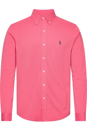 Ralph Lauren Featherweight Mesh Shirt Designers Shirts Casual Pink