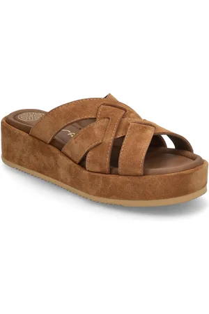 Unisa Katoubs Shoes Sandals Platform Sandals Brown