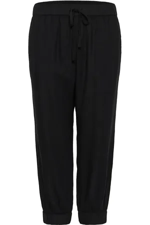 Kaffe Kamilia Capri Pants Bottoms Trousers Capri Trousers Black