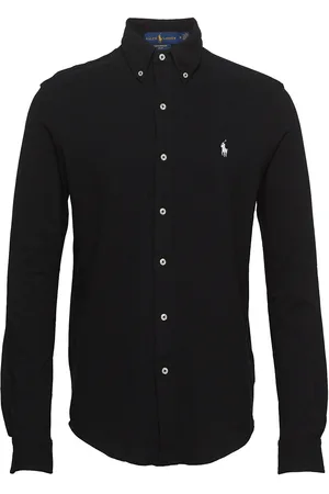 Ralph Lauren Featherweight Mesh Shirt Designers Shirts Casual Black