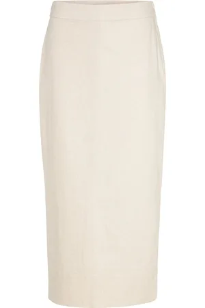 Stylein Saronno Skirt Designers Knee-length & Midi Skirts Cream