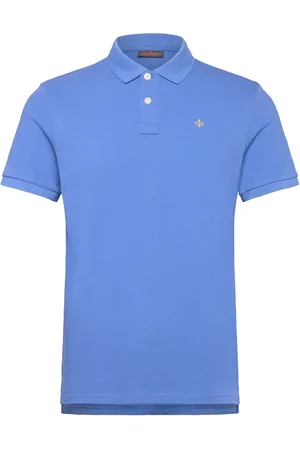 Morris New Piqué Designers Polos Short-sleeved Blue