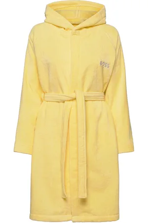 HUGO BOSS Plain Bath Robe Morgenkåbe Yellow