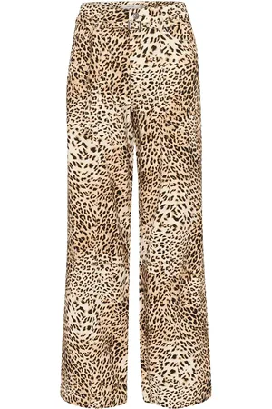 Gestuz Gzleonia Hw Pants Bottoms Trousers Straight Leg Multi/patterned