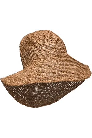 GANT Straw Hat Accessories Headwear Straw Hats Brown
