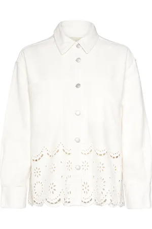 Freequent Fqtanni-Jacket Outerwear Jackets Light-summer Jacket White